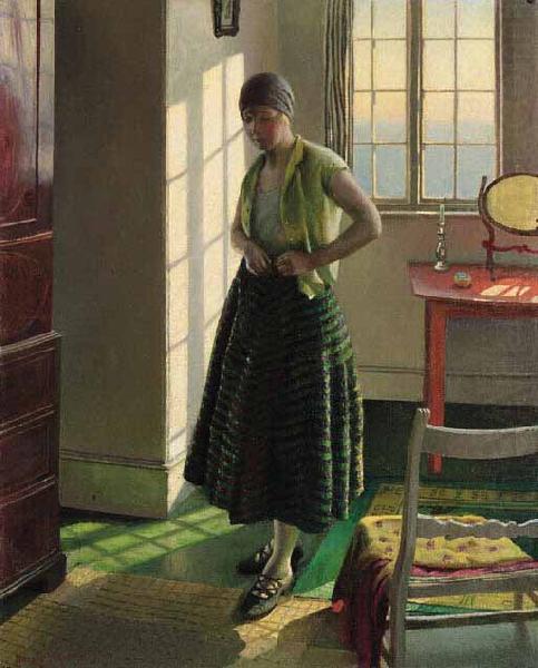 Gertrude in an Interior, Harold Herbert